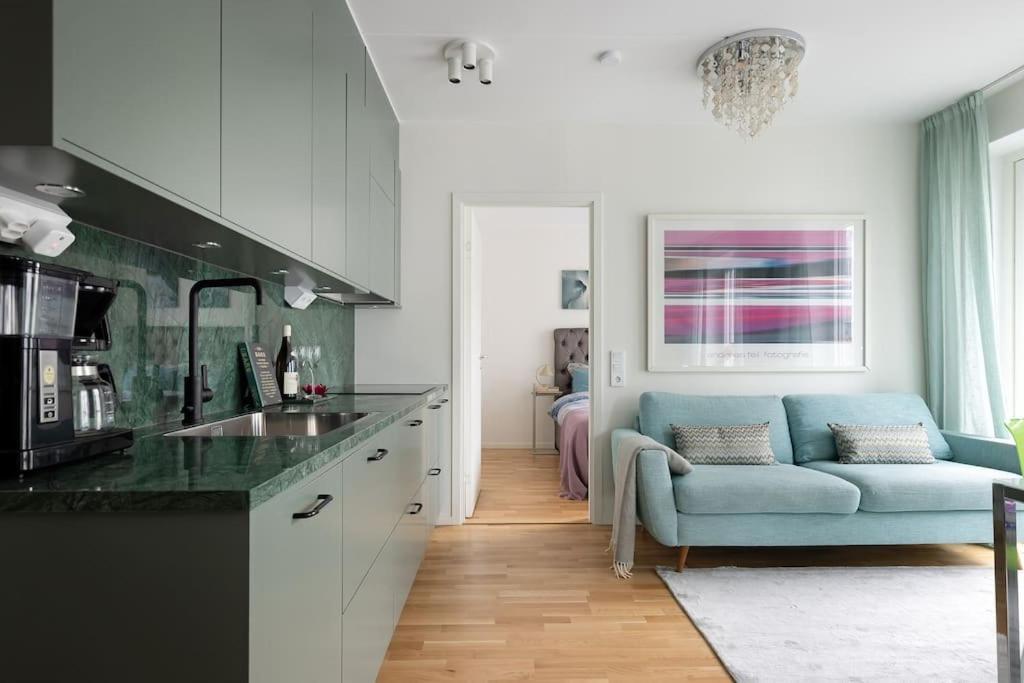 Modern Elegance I Hagastaden Daire Stokholm Dış mekan fotoğraf