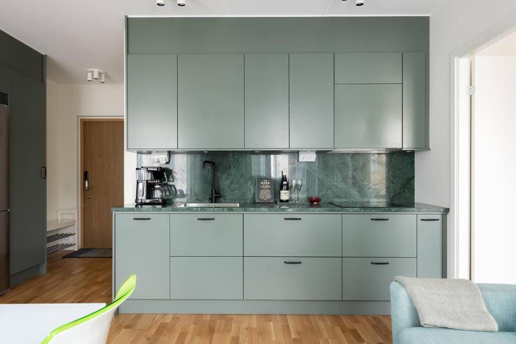 Modern Elegance I Hagastaden Daire Stokholm Dış mekan fotoğraf