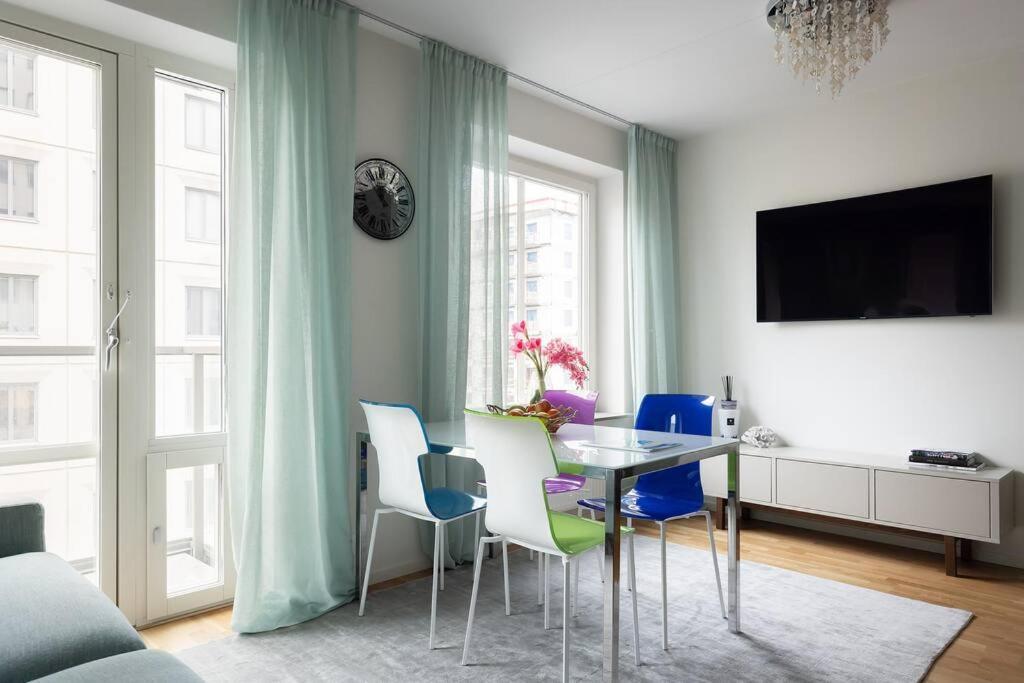 Modern Elegance I Hagastaden Daire Stokholm Dış mekan fotoğraf