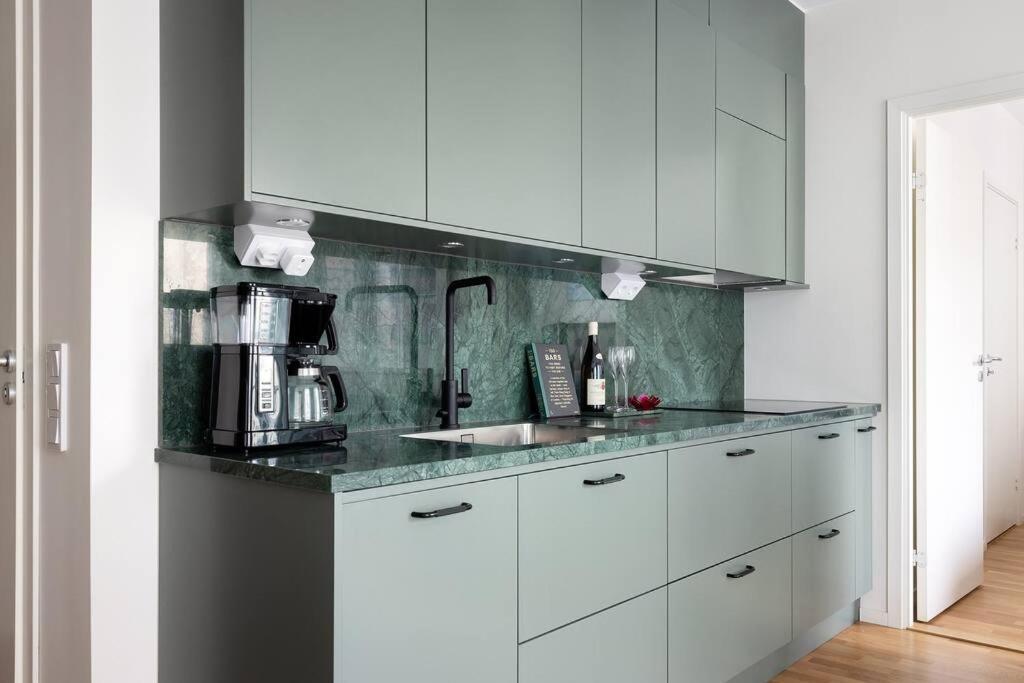 Modern Elegance I Hagastaden Daire Stokholm Dış mekan fotoğraf