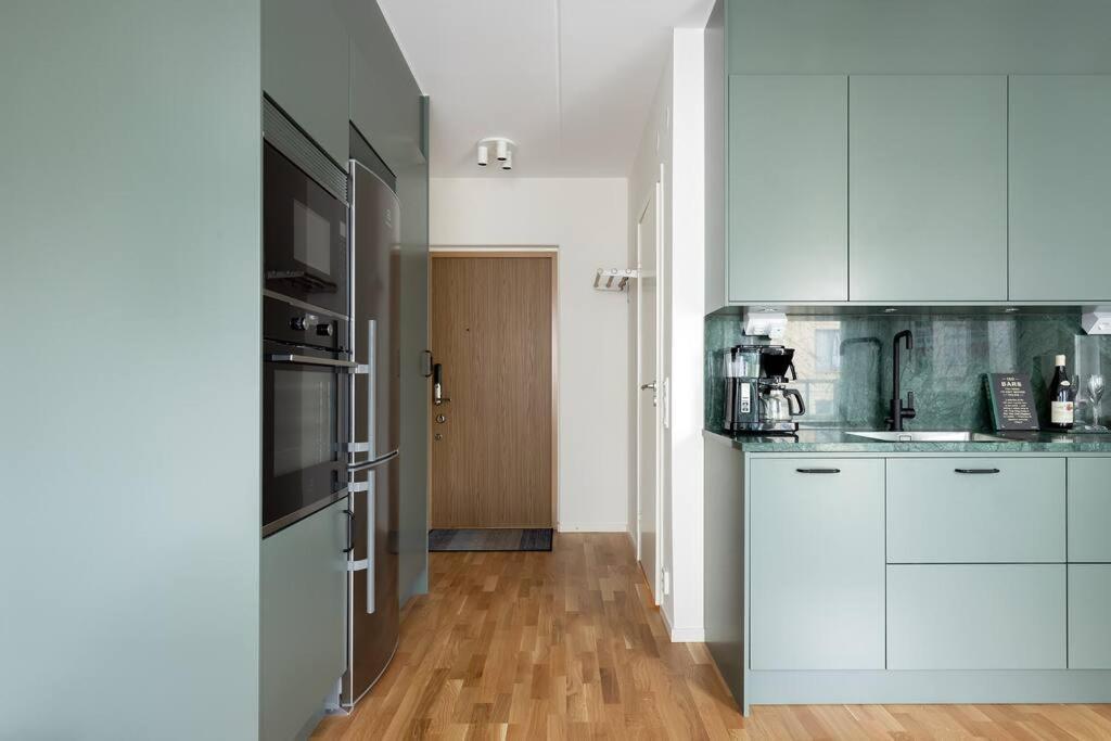 Modern Elegance I Hagastaden Daire Stokholm Dış mekan fotoğraf